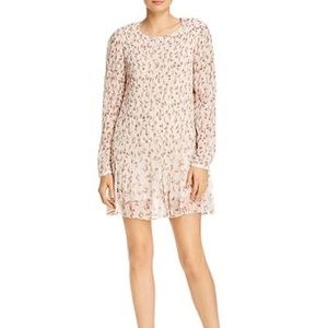 Frame smocked print floral dress